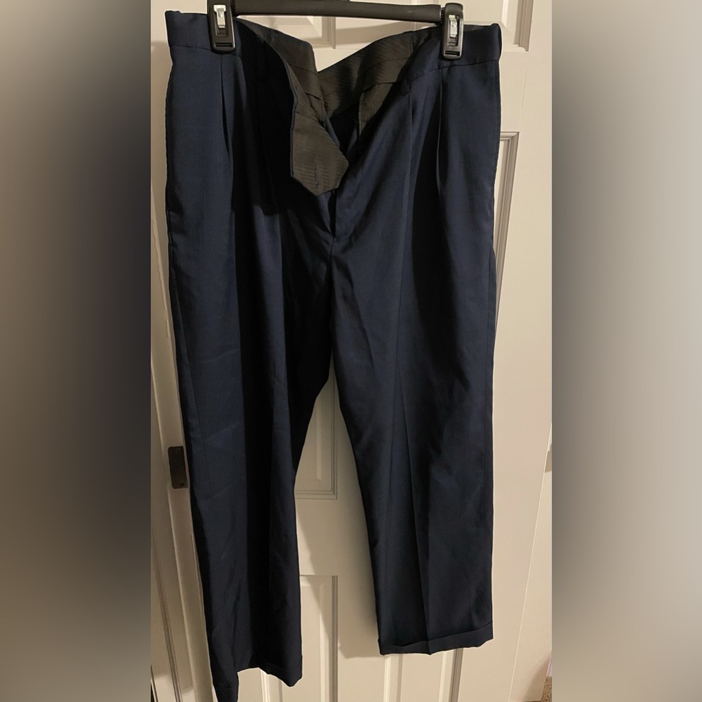 Savane Navy Mens Dress Pants - Size 36x29